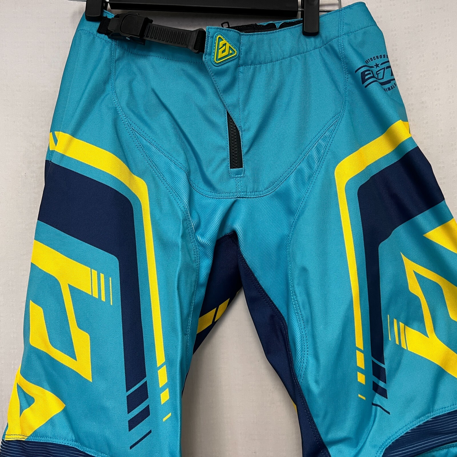 Answer Racing ANSR Elite Motocross Gear Set Navy/Yellow Mens 34/Large SAMPLE