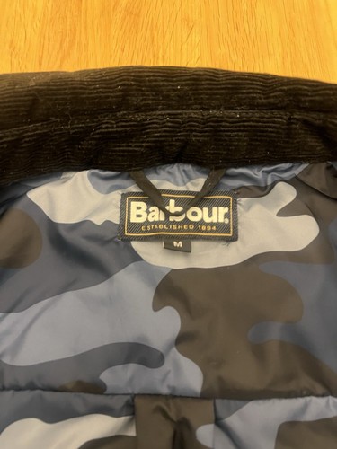Barbour Storm Force Black Camouflage, Button Up Jacket/overshirt, Men's Medium - Picture 6 of 10