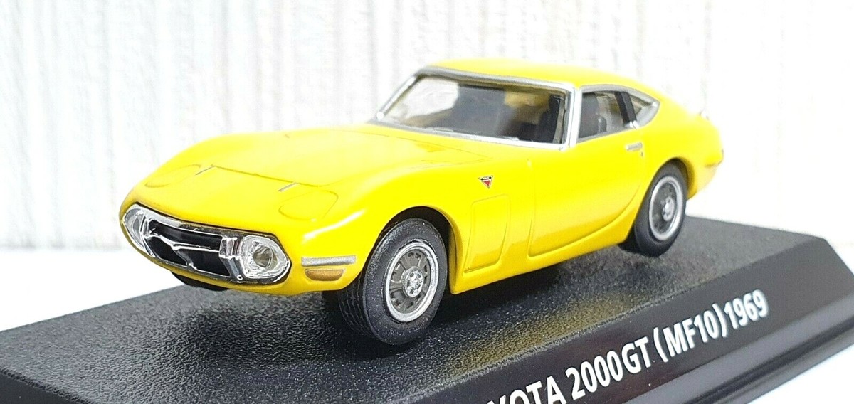 1/64 Konami 1969 TOYOTA 2000GT 2000 GT YELLOW MF10 diecast car