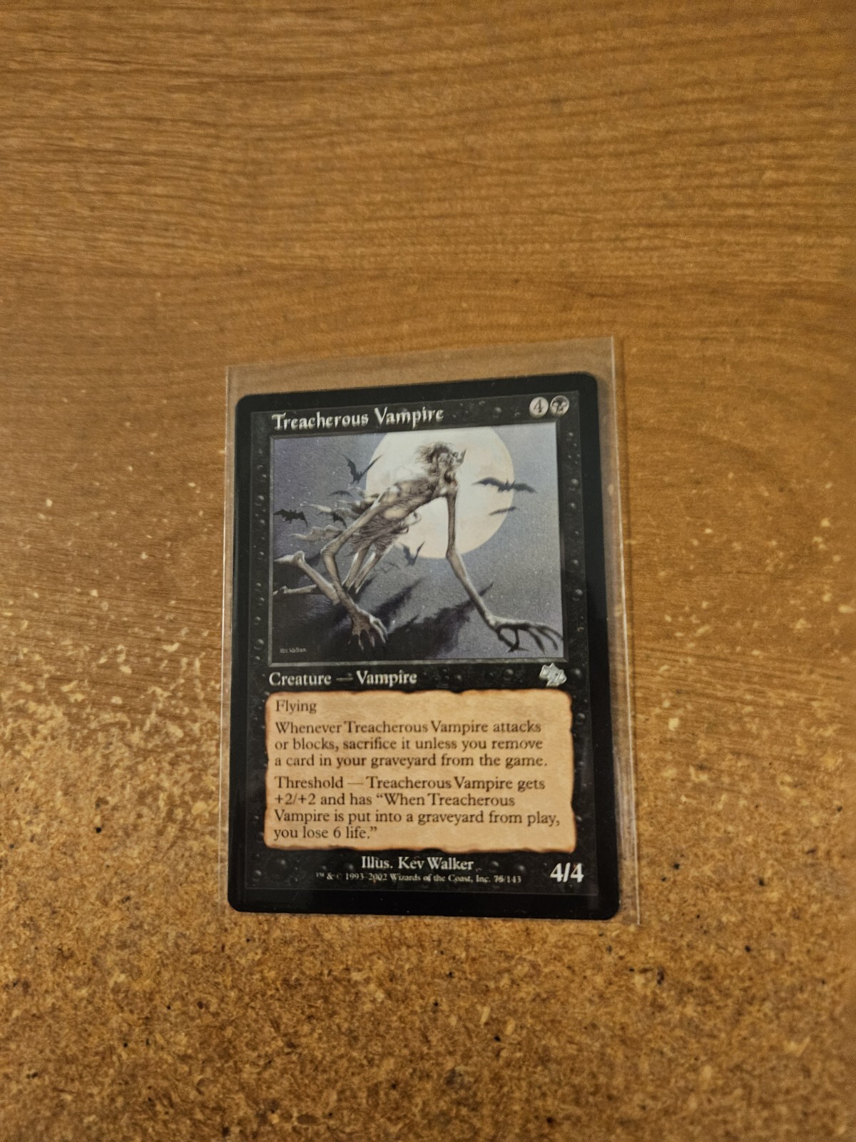 MAGIC THE GATHERING JUDGMENT UNCOMMON TREACHEROUS VAMPIRE LIGHTLY PLAYED