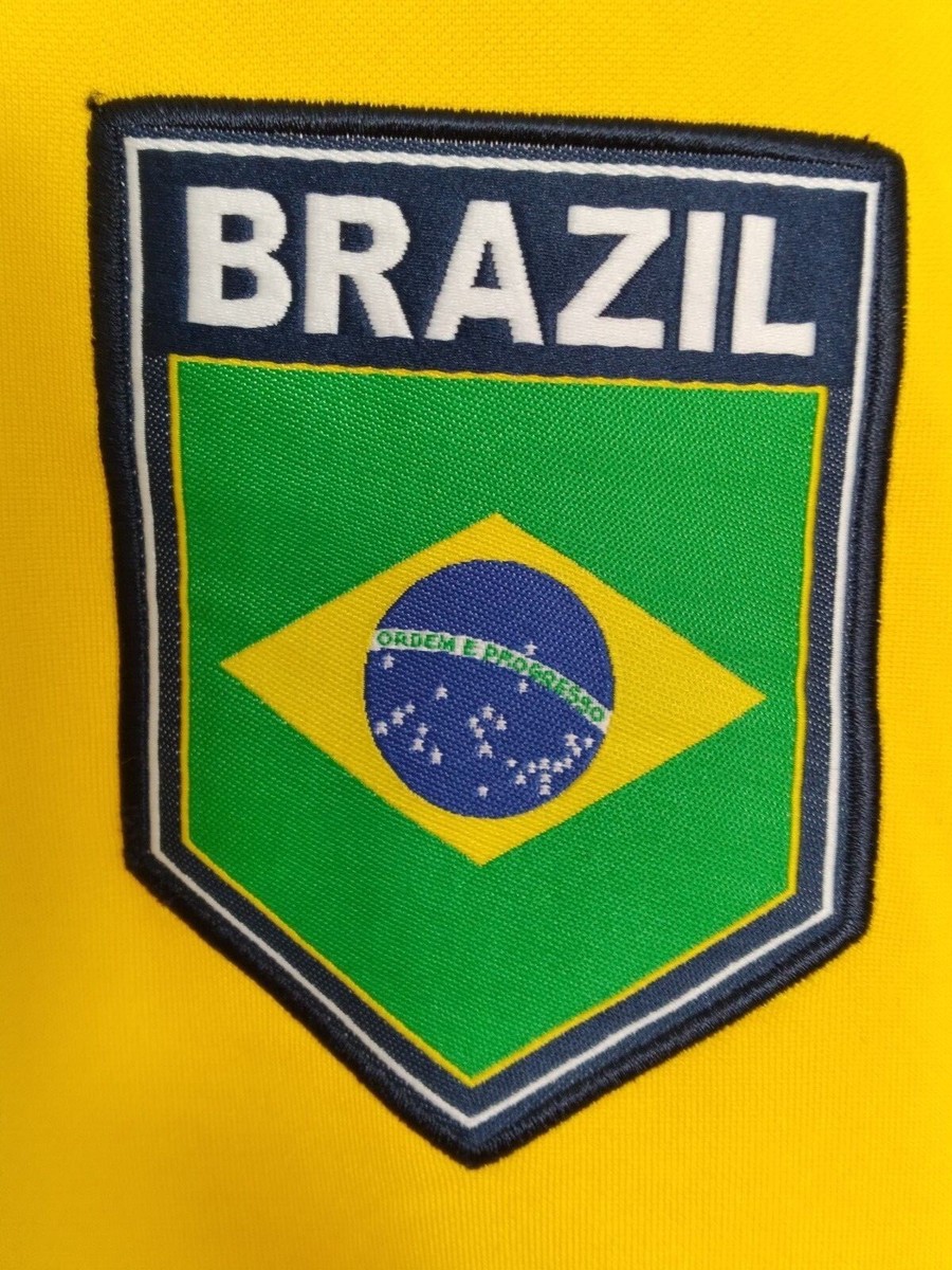 Brazil RHINOX Men's Soccer Shirt (size medium) – Yellow with