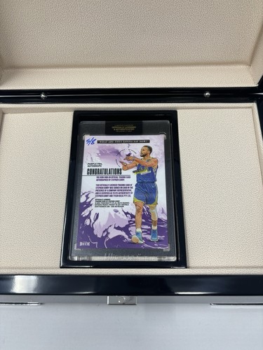 Tyson Beck x Stephen Curry WHAT ARE THEY GONNA SAY NOW" PURPLE FOIL LIMITED TO 8 - Picture 2 of 3