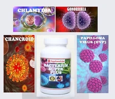 BACTERIUM  PLUS - MEN & WOMEN GONORRHEA, CHLAMYDIA  & MORE KILL ANY BACTERIA