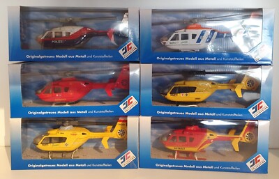 Jägerdorfer 1101-1106, Hubschrauber Eurocopter EC 135, in OVP (Vitrinenmodelle)