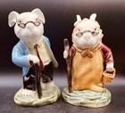 Large Elderly Country Bunny’s Rabbit Old Folk Ceramic 2 — photo 5