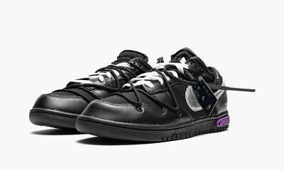 DM1602-001 Off-White Nike Dunk Low 1 OF 50 Black 50 (Men's DM1602-001 Off-White Nike Dunk Low 1 OF 50 Black 50 (Men's