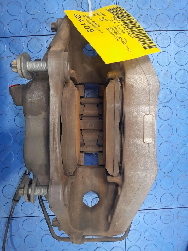 Conjunto de pinza de freno delantera izquierda lado del conductor 17-19 BMW 740i 740e G11 G12 OEM Foto 2 de 4