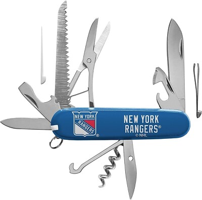 New York Rangers 15 Piece Essential Pocket Multi-Tool NHL Licensed Merc SALE!