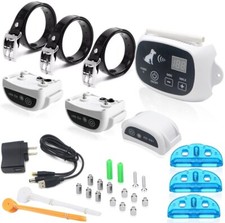 Wireless Electric Dog Fence Receiver Collar In-Ground Pet Containment System