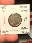 1925 D United States Buffalo Nickel