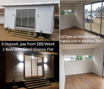 0 Deposit From 89 Week 20m 60m2 Granny Flat 1 4 Bedroom