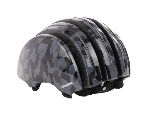 Carrera Fahrradhelm Helm Schutzhelm schwarz Foldable_C Grap Muster - Picture 4 of 4