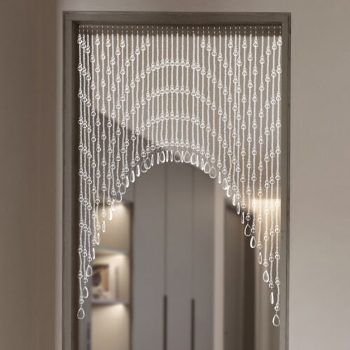 String Door Curtain Bead Room Divider Window Panel Drapes Home Decor 15.7-35.4in