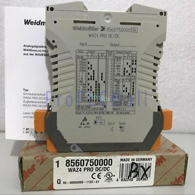 1PC New For Weidmuller 8560750000  WAZ4 PRO DC/DC signal isolator~