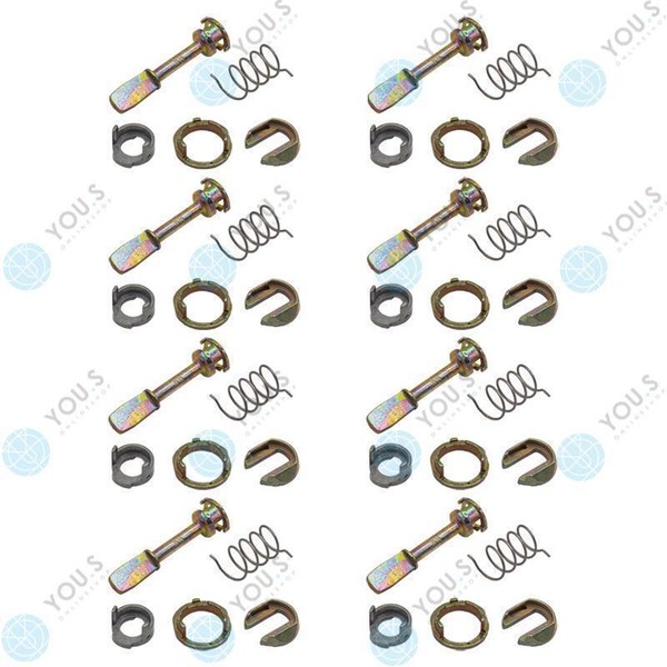 8 Set You.S Reparatur TüRschloss SchließZylinder Vorne Rechts FüR Seat Vw - Neu-image