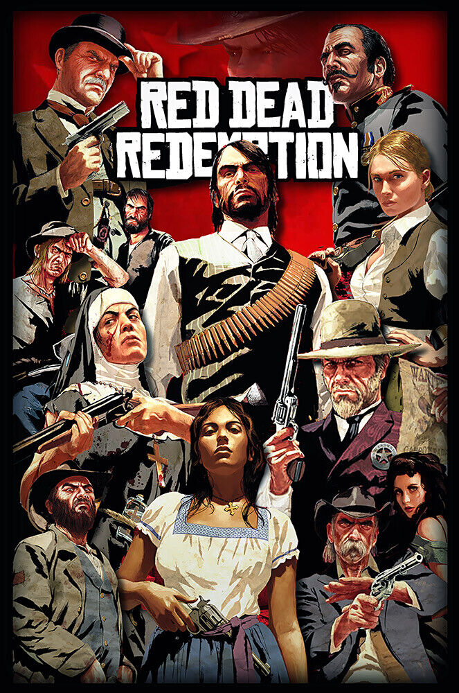 Red Dead Redemption PS3 XBOX ONE 360 Premium POSTER MADE IN USA - OTH684