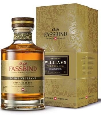 Fassbind: Poire Williams L'Héritage de Bois / 53,8 % vol. / 0,5 Liter-Flasche