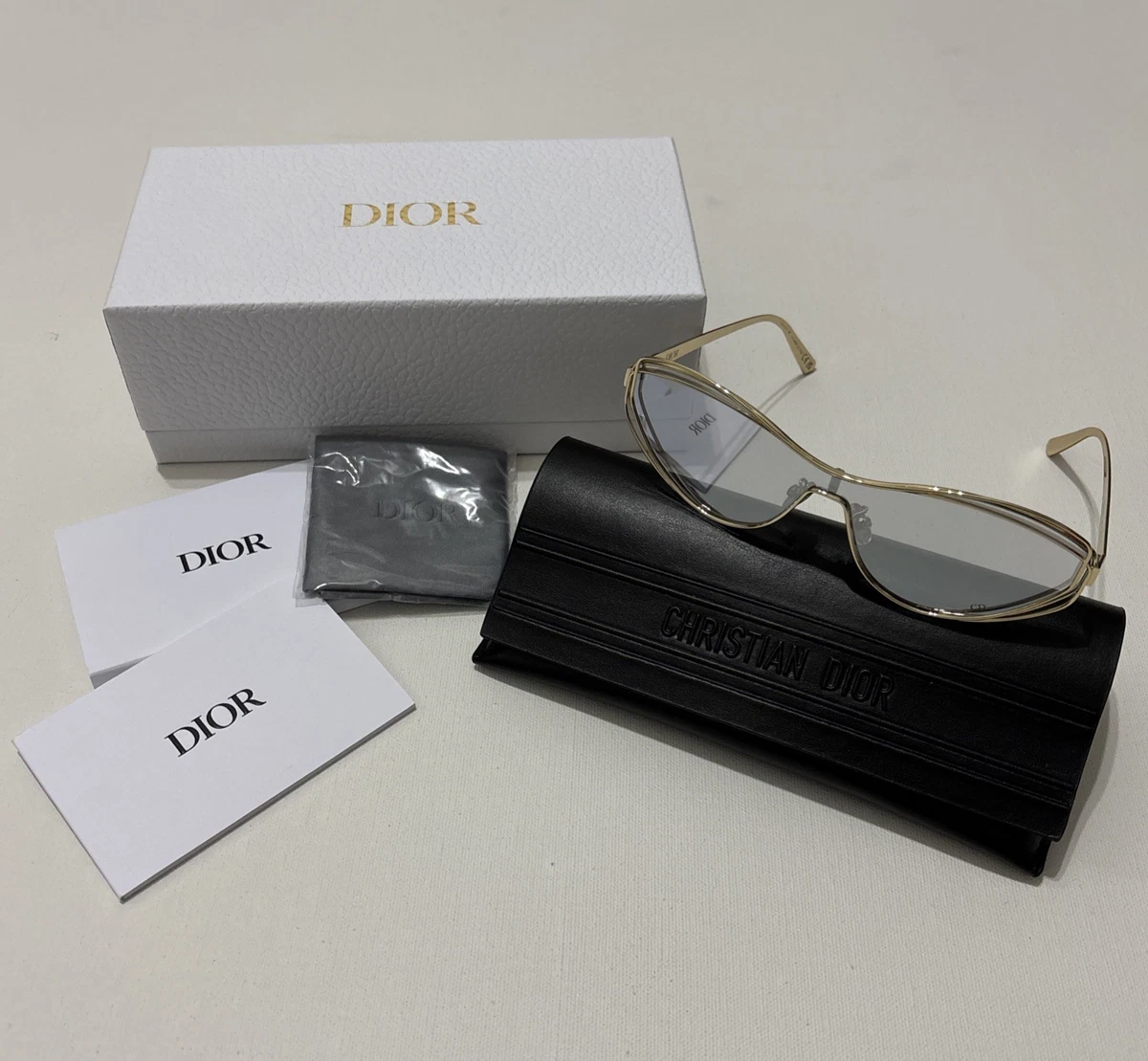 Dior Diornewmotard 010/FQ 65mm Cat Eye Sunglasses – Silver Frame, Gradient Lens Visiofactory main image 4