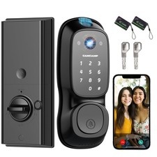 Security Smart Lock with Camera & Video Doorbell Fingerprint Door Lock Live View