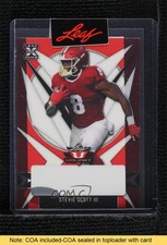 2021 Leaf Valiant 1/1 Stevie Scott III #BA-SS3 READ 0fr5