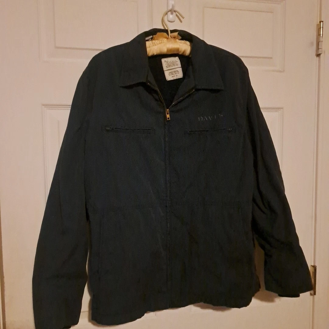 Navy Utility Jacket In Vintage Outerwear Coats & Jackets For Men