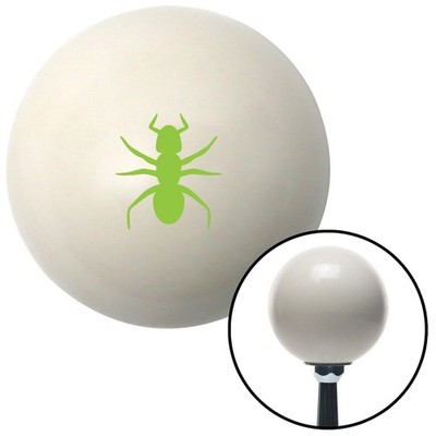 Green Ant Ivory Shift Knob w/ M16x1.5 Insert Shifter Auto Manual Custom Brody