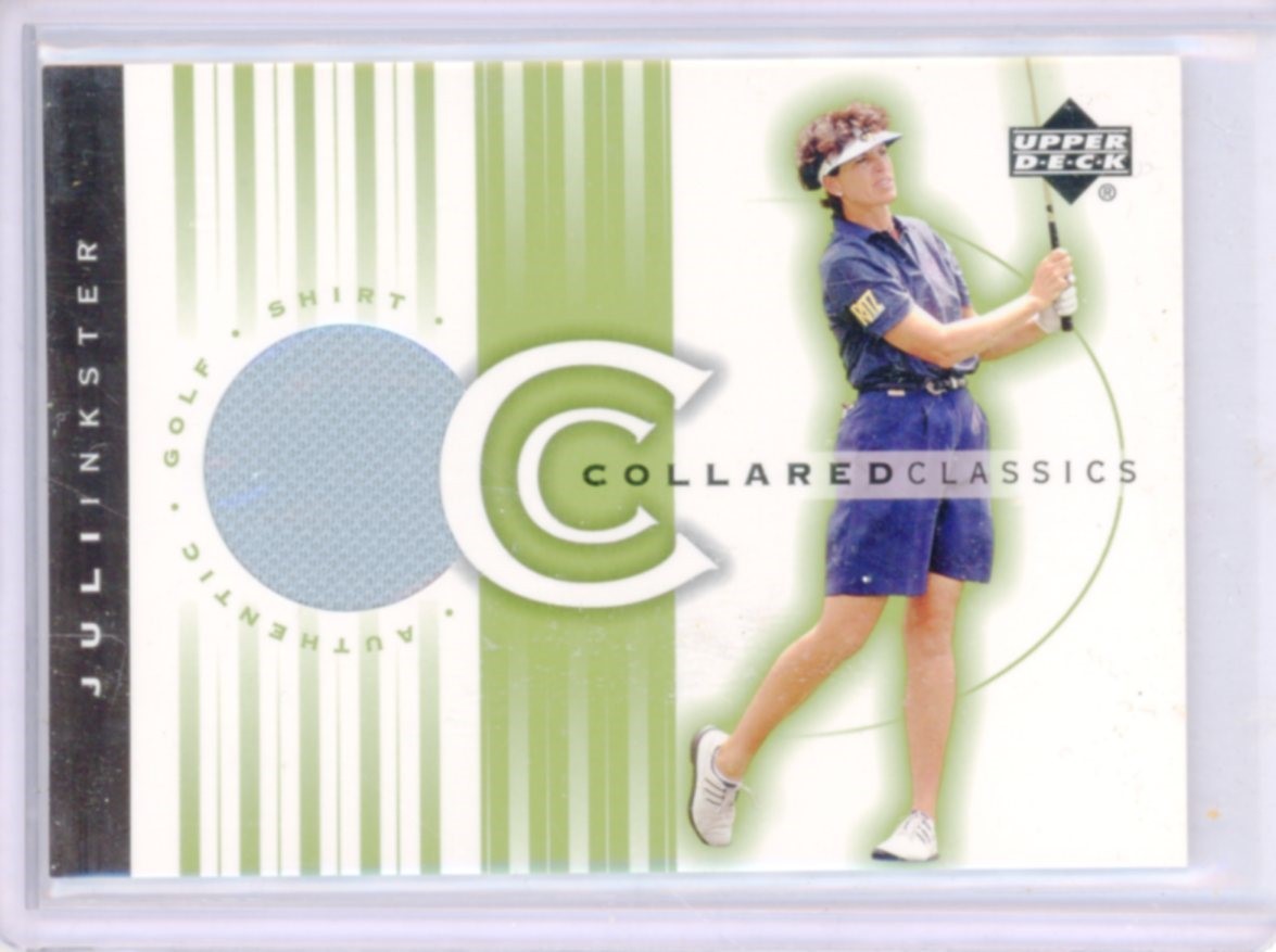 2003 UPPER DECK GOLF COLLORED CLASSICS JULI INKSTER SHIRT #CC-JI