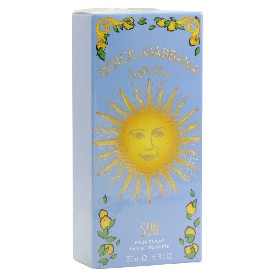 Dolce & Gabbana Light Blue Sun Femme 50 ml EDT Eau de Toilette Spray D&G