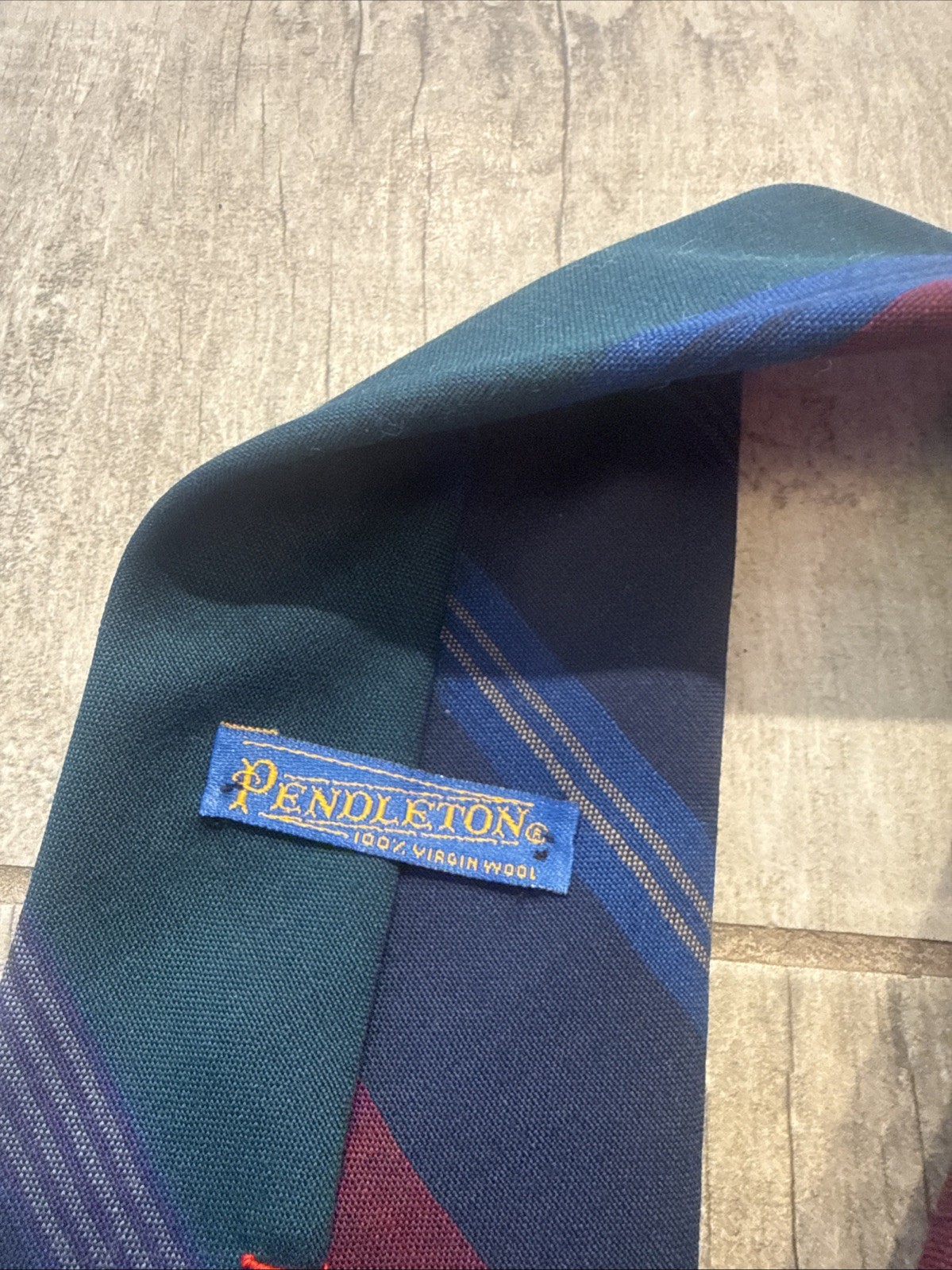 Pendleton 100% Wool Striped Neck Tie - image 2