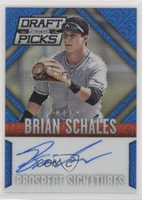 2014 Panini Prizm Perennial Draft Picks Blue Mojo 62/75 Brian Schales Auto 7ut