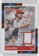 2022 Panini Donruss Retro 1988 Materials Aaron Nola #R88M-AN 0c6