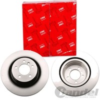 2X Trw Bremsscheiben 344Mm BelÜFtet Vorne Passend FÜR Land Rover Range | DF6507S