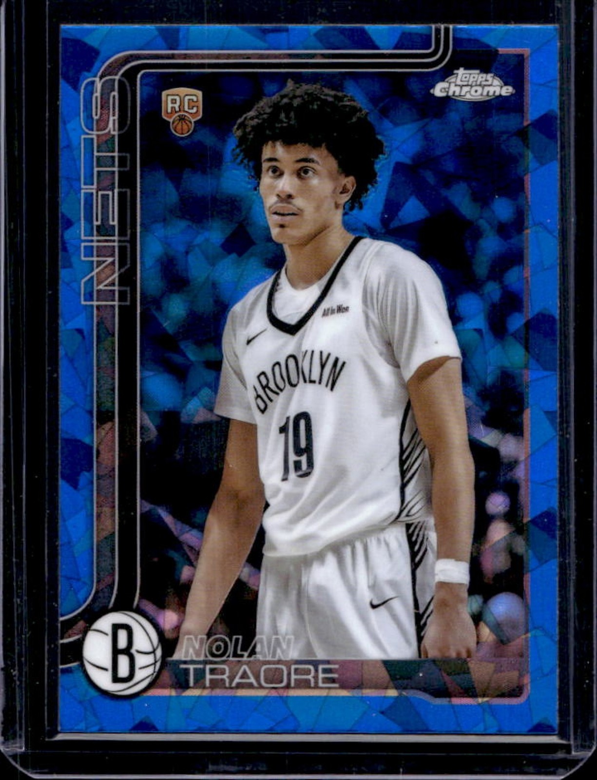 2025-26 Topps Chrome Sapphire Nolan Traore RC Rookie #269 Nets