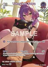 Tokoyami Towa Foil - hBP03-055 SR NM - Hololive TCG