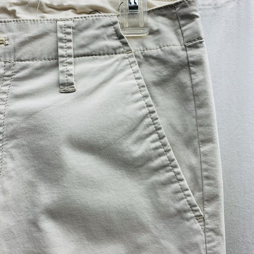 Armani Exchange Chino Pants Mens 28R White Khaki Cotton Stretch Preppy Work Wear - Picture 4 of 9