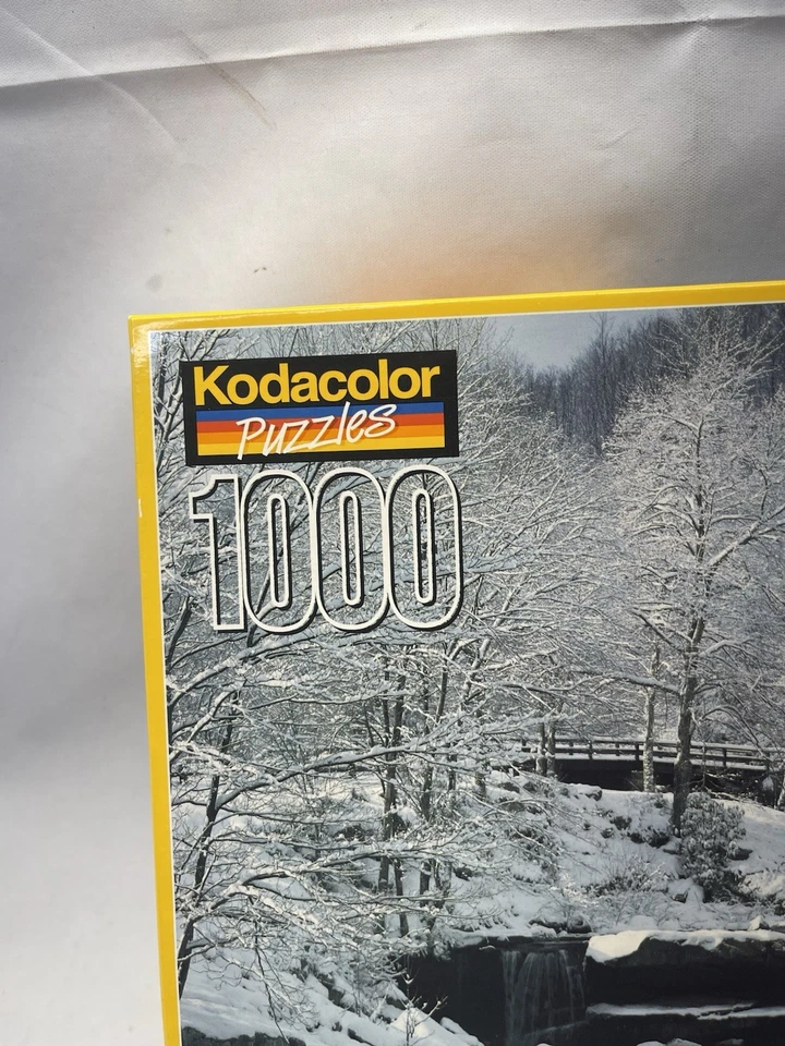 Babcock State Park WV 1000 Pc Jigsaw Puzzle Kodacolor Rose Art Sealed 18" × 26" - Image 2 of 3