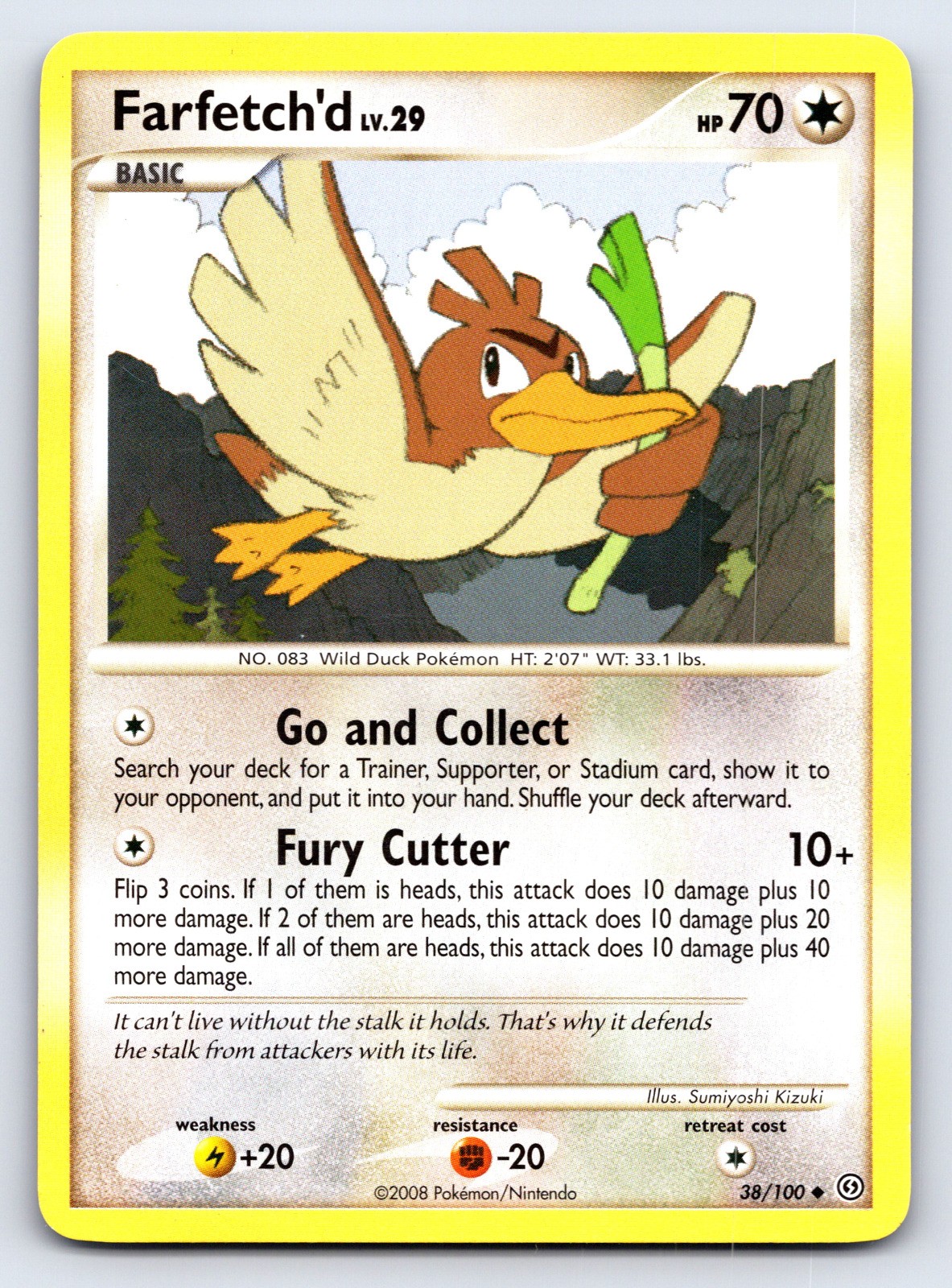 Farfetch'd Uncommon Stormfront 38/100 NM