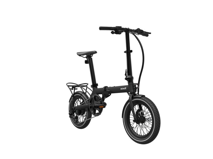 Eovolt Morning 16 inch folding super light electric bike NEW BLACK