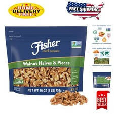 Healthy 6 oz Walnut Halves  Pieces - Delicious Keto Snack  Baking Essential