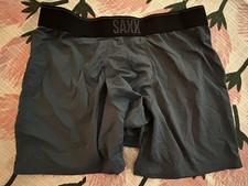 Men's SAXX Ballpark Pouch Quest Quick Dry Mesh Boxer Brief Size Small