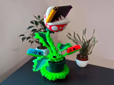 #ad Piranha Plant Switch Dock Charging and TV Hub $60.00