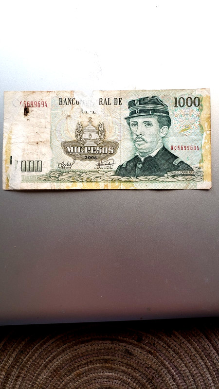 2006 Chile 1000 Pesos P154g, ND2211420.