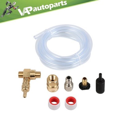 For Pressure Washer with Siphon Hose 4500 PSI Black Nozz Downstream Injector Set