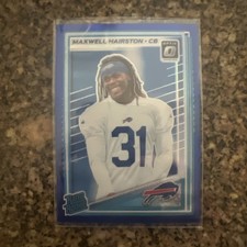 2025 Donruss Optic Blue Prizm #286 Maxwell Hairston & (8) Cards