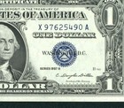 $1 1957 ((AU)) Silver Certificate Note ** PAPER CURRENCY AUCTIONS — photo 1
