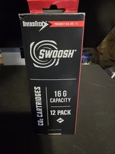 DiversiTech GGC-12 Swoosh 16 Gram Drain Gun CO2 Cartridges 12 Pack