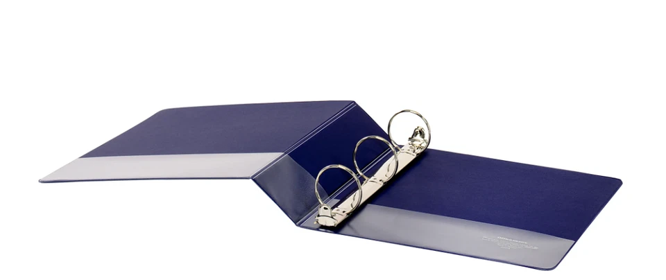 CARPETA DE 3 ANILLAS MARCA OFFFICE DEPOT® VISTA DURADERA, ANILLOS REDONDOS DE 2", AZUL - AZUL Foto 3 de 4