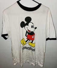 Disney Parks Mickey Mouse Ringer T-Shirt Unisex Size Medium