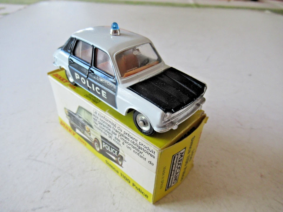 DINKY TOYS Ref 1450 SIMCA 1100 POLICE + BOITE D'ORIGINE (2) - Photo 1/4