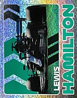 2020 Topps Formula 1 Sticker Lewis Hamilton #9 Foil Mercedes